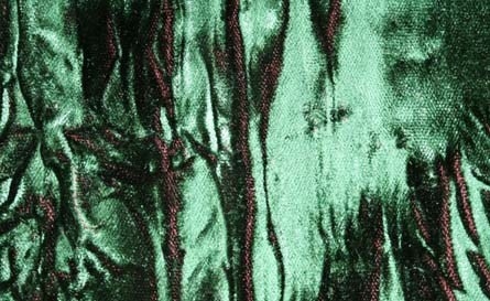 Crushed Velvet VELVET RANGE Hunter Green Collection | Fabric Wallpaper |  Swarovski Crystals | Brassware | Paper Backing | Kandola