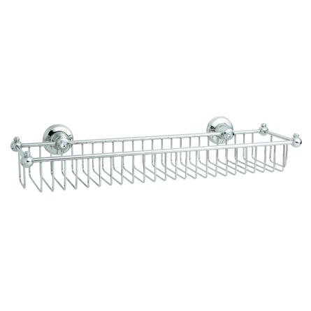 KN6230 WIDE WIRE SHOWER RACK CRYSTAL DECOR