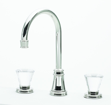 KN1827CB BASIN THREE HOLE MIXER SWIVEL SPOUT CRYSTAL ARTDECO HANDLE KN1827CB BASIN THREE HOLE MIXER SWIVEL SPOUT CRYSTAL ARTDECO HANDLE