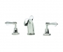 KN1826L BASIN THREE HOLE MIXER CRYSTAL LEVER HANDLE